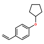 BENZENE, 1-(CYCLOPENTYLOXY)-4-ETHENYL-