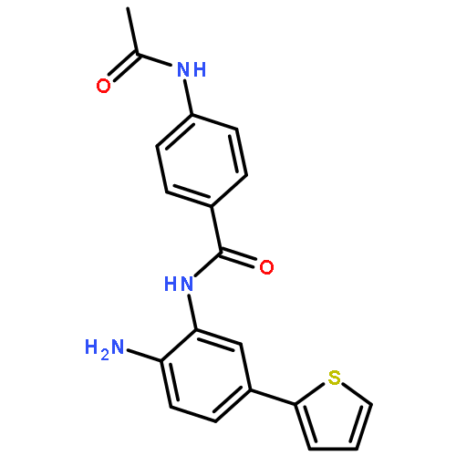 Benzamide, 4-(acetylamino)-N-[2-amino-5-(2-thienyl)phenyl]-