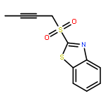 BENZOTHIAZOLE, 2-(2-BUTYNYLSULFONYL)-