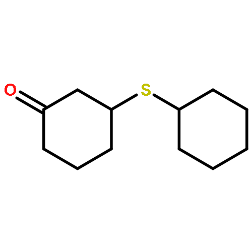 Cyclohexanone, 3-(cyclohexylthio)-