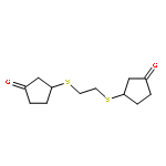 Cyclopentanone, 3,3'-[1,2-ethanediylbis(thio)]bis-