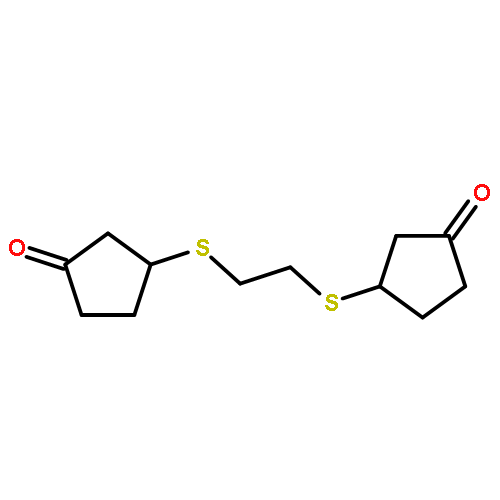 Cyclopentanone, 3,3'-[1,2-ethanediylbis(thio)]bis-