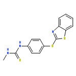 Thiourea, N-[4-(2-benzothiazolylthio)phenyl]-N'-methyl-