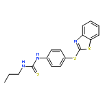 Thiourea, N-[4-(2-benzothiazolylthio)phenyl]-N'-propyl-