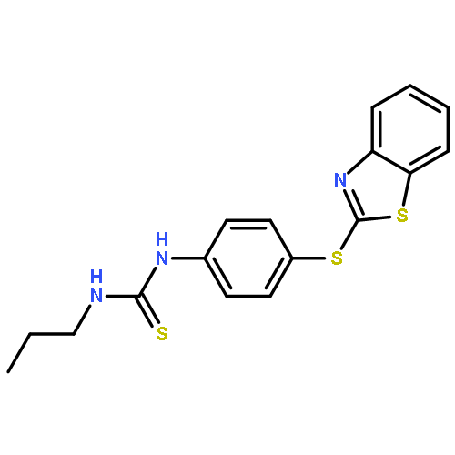 Thiourea, N-[4-(2-benzothiazolylthio)phenyl]-N'-propyl-