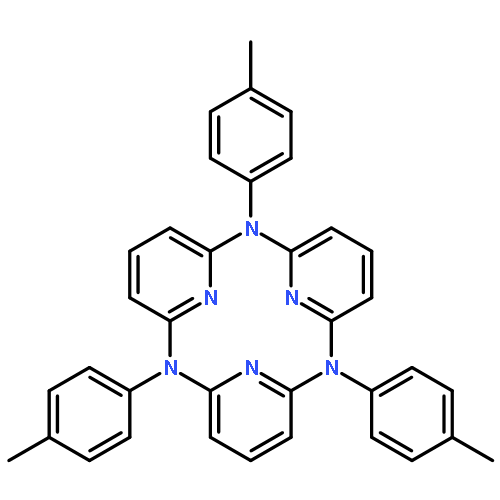 2,8,14,19,20,21-HEXAAZATETRACYCLO[13.3.1.13,7.19,13]HENEICOSA-1(19),3,5,7(21),9,11,13(20),15,17-NONAENE, 2,8,14-TRIS(4-METHYLPHENYL)-