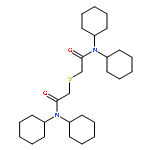 N,N-dicyclohexyl-2-[2-(dicyclohexylamino)-2-oxoethyl]sulfanylacetamide