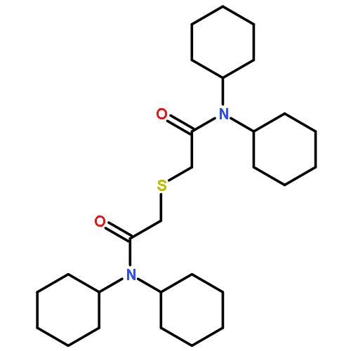 N,N-dicyclohexyl-2-[2-(dicyclohexylamino)-2-oxoethyl]sulfanylacetamide