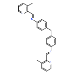 BENZENAMINE, 4,4'-METHYLENEBIS[N-[(3-METHYL-2-PYRIDINYL)METHYLENE]-