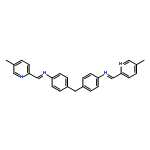 Benzenamine, 4,4'-methylenebis[N-[(5-methyl-2-pyridinyl)methylene]-