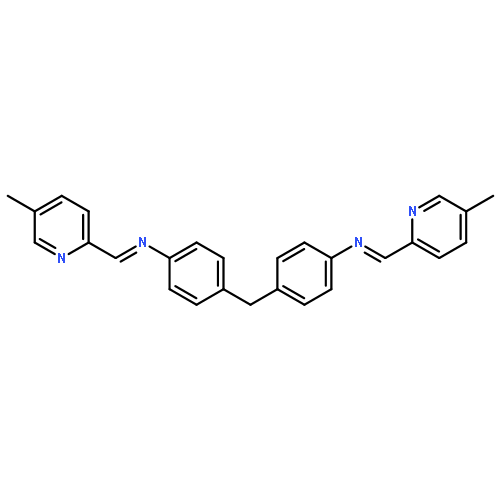 Benzenamine, 4,4'-methylenebis[N-[(5-methyl-2-pyridinyl)methylene]-