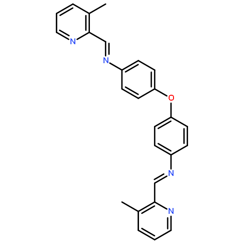 Benzenamine, 4,4'-oxybis[N-[(3-methyl-2-pyridinyl)methylene]-