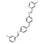 BENZENAMINE, 4,4'-OXYBIS[N-[(4-METHYL-2-PYRIDINYL)METHYLENE]-