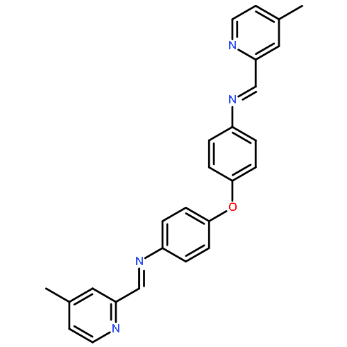 BENZENAMINE, 4,4'-OXYBIS[N-[(4-METHYL-2-PYRIDINYL)METHYLENE]-