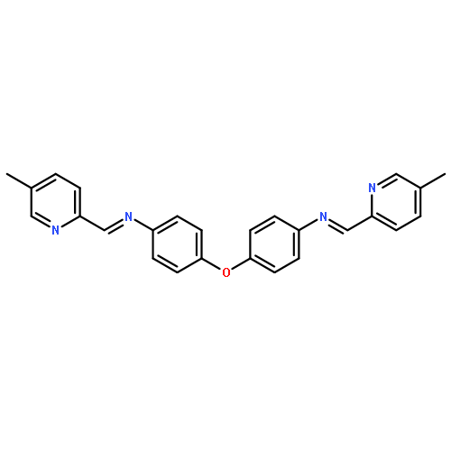 Benzenamine, 4,4'-oxybis[N-[(5-methyl-2-pyridinyl)methylene]-