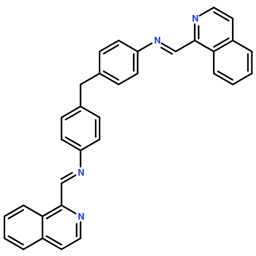 Benzenamine, 4,4'-methylenebis[N-(1-isoquinolinylmethylene)-