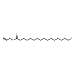 Hexadecanoic acid, 16-iodo-, 2-propenyl ester