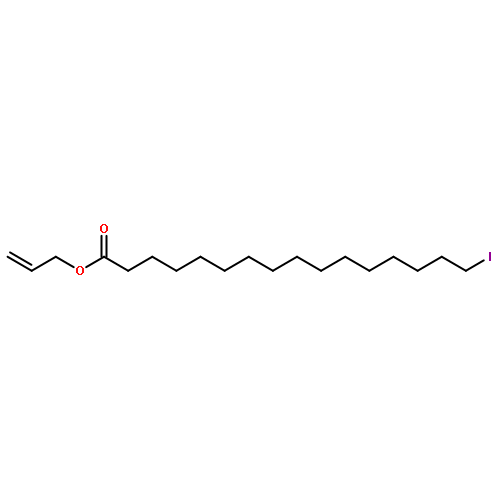 Hexadecanoic acid, 16-iodo-, 2-propenyl ester