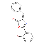 5(4H)-Oxazolone, 2-(2-bromophenyl)-4-(phenylmethylene)-, (4Z)-