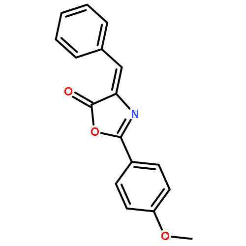 5(4H)-OXAZOLONE, 2-(4-METHOXYPHENYL)-4-(PHENYLMETHYLENE)-, (4Z)-