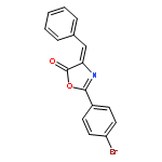 5(4H)-Oxazolone, 2-(4-bromophenyl)-4-(phenylmethylene)-, (4Z)-