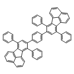 FLUORANTHENE, 8,8'-(1,4-PHENYLENE)BIS[7,10-DIPHENYL-