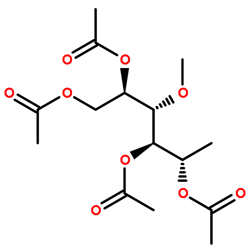 D-Galactitol, 1-deoxy-4-O-methyl-, tetraacetate