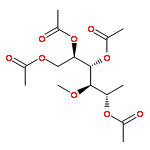 D-Galactitol, 1-deoxy-3-O-methyl-, tetraacetate