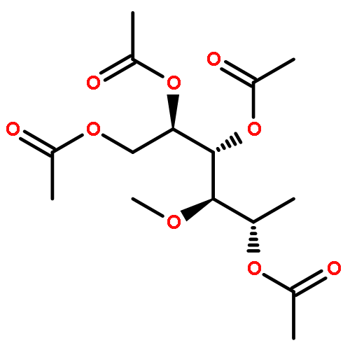 D-Galactitol, 1-deoxy-3-O-methyl-, tetraacetate