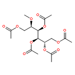 D-Glucitol, 5-O-methyl-, pentaacetate