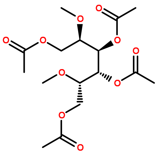 D-Glucitol, 2,5-di-O-methyl-, tetraacetate