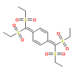 1,4-CYCLOHEXADIENE, 3,6-BIS[BIS(ETHYLSULFONYL)METHYLENE]-