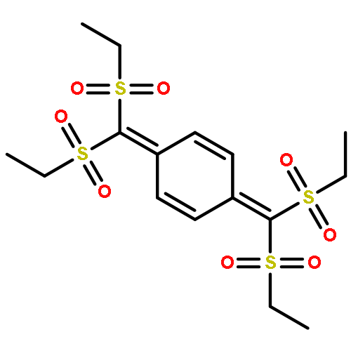 1,4-CYCLOHEXADIENE, 3,6-BIS[BIS(ETHYLSULFONYL)METHYLENE]-