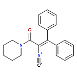 Piperidine, 1-(2-isocyano-1-oxo-3,3-diphenyl-2-propenyl)-