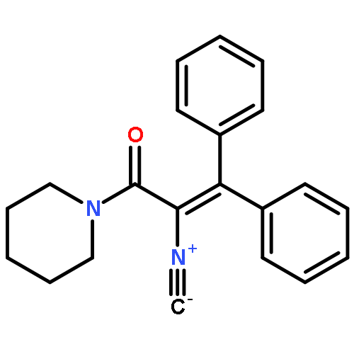 Piperidine, 1-(2-isocyano-1-oxo-3,3-diphenyl-2-propenyl)-