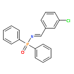 Phosphinic amide, N-[(3-chlorophenyl)methylene]-P,P-diphenyl-