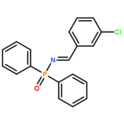 Phosphinic amide, N-[(3-chlorophenyl)methylene]-P,P-diphenyl-