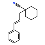 CYCLOHEXANECARBONITRILE, 1-[(2E)-3-PHENYL-2-PROPENYL]-