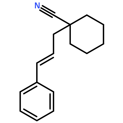 CYCLOHEXANECARBONITRILE, 1-[(2E)-3-PHENYL-2-PROPENYL]-