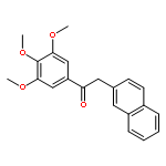 ETHANONE, 2-(2-NAPHTHALENYL)-1-(3,4,5-TRIMETHOXYPHENYL)-