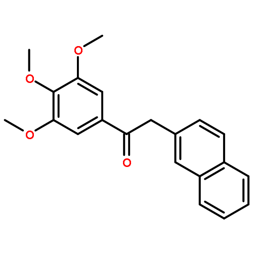 ETHANONE, 2-(2-NAPHTHALENYL)-1-(3,4,5-TRIMETHOXYPHENYL)-