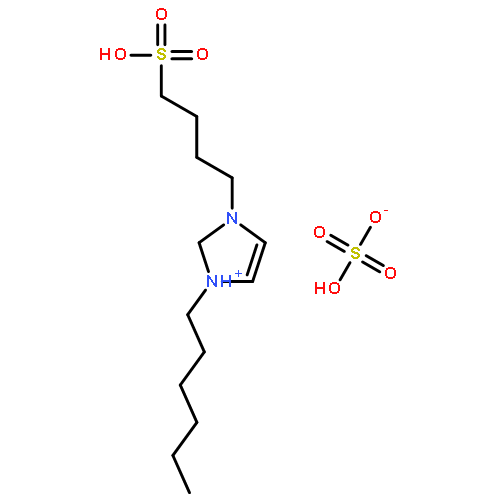 1H-Imidazolium, 1-hexyl-3-(4-sulfobutyl)-, sulfate (1:1)