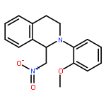 Isoquinoline, 1,2,3,4-tetrahydro-2-(2-methoxyphenyl)-1-(nitromethyl)-