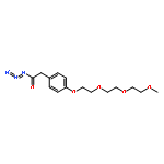 BENZENEACETYL AZIDE, 4-[2-[2-(2-METHOXYETHOXY)ETHOXY]ETHOXY]-