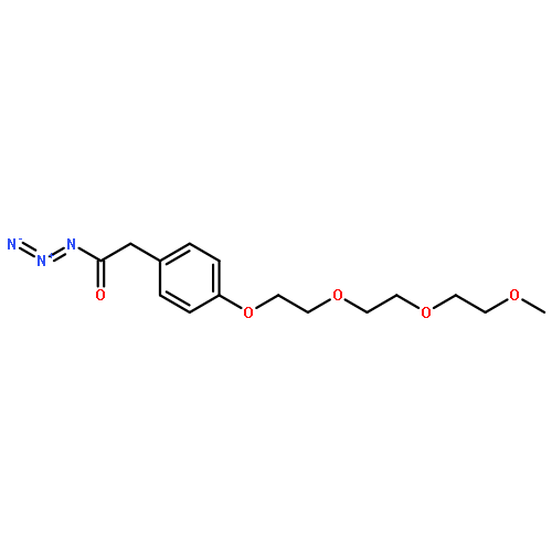 BENZENEACETYL AZIDE, 4-[2-[2-(2-METHOXYETHOXY)ETHOXY]ETHOXY]-