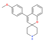 SPIRO[2H-1-BENZOPYRAN-2,4'-PIPERIDINE], 4-(4-METHOXYPHENYL)-