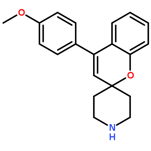 SPIRO[2H-1-BENZOPYRAN-2,4'-PIPERIDINE], 4-(4-METHOXYPHENYL)-