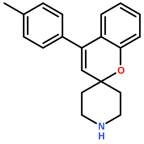 Spiro[2H-1-benzopyran-2,4'-piperidine], 4-(4-methylphenyl)-