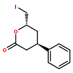 2H-PYRAN-2-ONE, TETRAHYDRO-6-(IODOMETHYL)-4-PHENYL-, (4R,6S)-