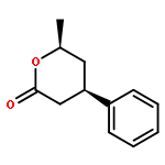 2H-PYRAN-2-ONE, TETRAHYDRO-6-METHYL-4-PHENYL-, (4R,6S)-